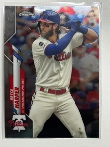 Topps Chrome #97 2020 Bryce Harper Philadelphia Phillies - Imagen 1 de 2