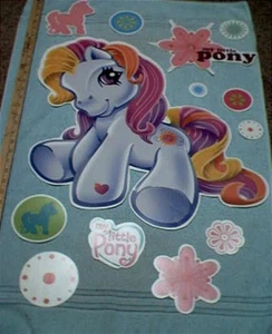 MY LITTLE PONY wall stickers MURAL 13 decals 22.5"x20" MLP horse wall decor - Picture 1 of 1