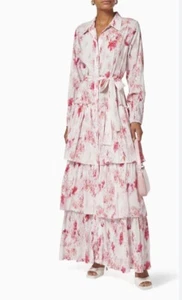 MISA Los AngelesAbigail Floral Button-Front Maxi Shirtdress Size S - Picture 1 of 6