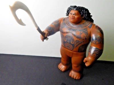 Disney Moana 10" Maui Action Figure with Fish Hook HASBRO 2015 - Image 1 of 4