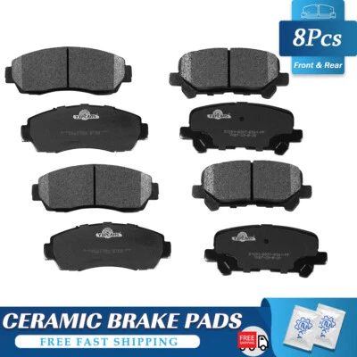 Pastillas de freno de disco de cerámica delanteras y traseras para Honda Odyssey 2011-2017 Foto 1 de 4