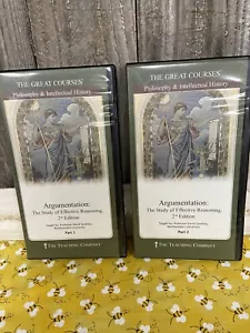 The Great Courses Argumentation: The Study of Effective Reasoning Books & 4 DVDs - Imagen 1 de 16