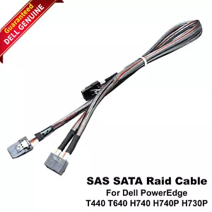 Cable raid Dell Poweredge T440 T640 8 bahías PERC H740 H740P H730P SAS SATA XRFV4 - Imagen 1 de 8