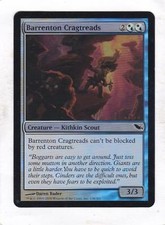 Magic: MTG: Shadowmoor: Foil: Barrenton Cragtreads