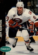 1991-92 Parkhurst Islanders Hockey Card #331 Jeff Norton