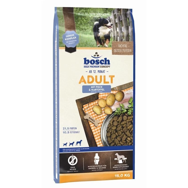 Bosch Adult Fisch & Kartoffel | 15kg Hundefutter - Bild 1 von 1