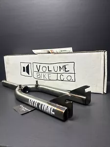 NOS 20” Volume Raw Tig 1 1/8th Threadless Bmx Fork Freestyle Fit: GT Cult Haro - Picture 1 of 24
