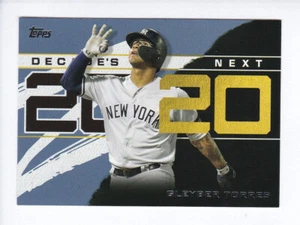 Topps Serie 1 2020 #DN-6 GLEYBER TORRES Próximo inserto de la década azul paralelo - Imagen 1 de 2