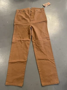Vintage Scully size 42 Men’s Brown Canvas Button Fly Rangewear Outdoor Pants NWT - Picture 1 of 12