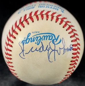 EXTREMELY RARE! Judy Johnson & Monte Irvin Signed Baseball JSA Auction LOA - Picture 1 of 7