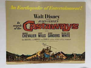 In Search of the Castaways 1962 Vintage Lobby Cards w/ Hayley Mills (Title Card) - Picture 1 of 11