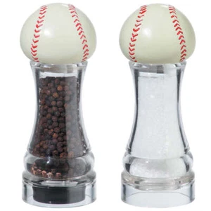 6" Baseball Pepper & Salt Mill Set - Bild 1 von 2