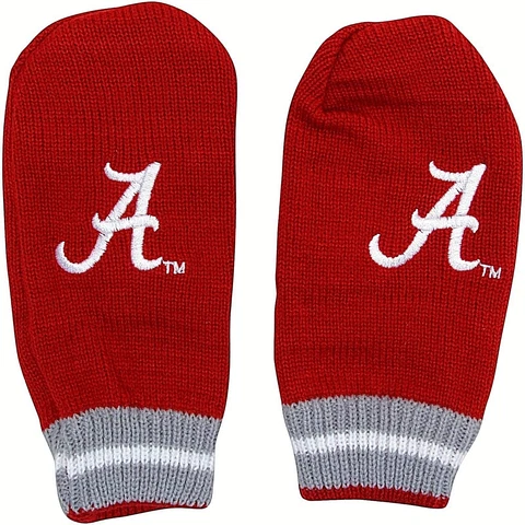 ALABAMA CRIMSON TIDE YOUTH/SMALL ADULT MITTENS W/ LOGO As & "GO! BAMA!" (DISC.) Cover
