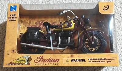 New Ray Toys 1:12 Scale DieCast Toy Replica Indian Sport Scout 1934 22 - Image 1 of 4