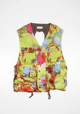 Dries Van Noten Men Vest Cargo Floral Size L - Image 1 of 4