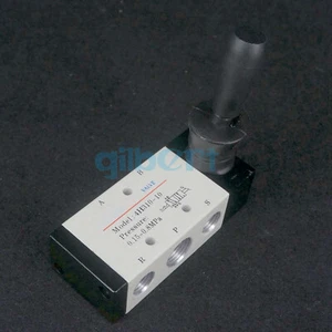 Válvula neumática de control manual de aluminio BSP 4H310-10 5/2 vías 3/8" - Imagen 1 de 5