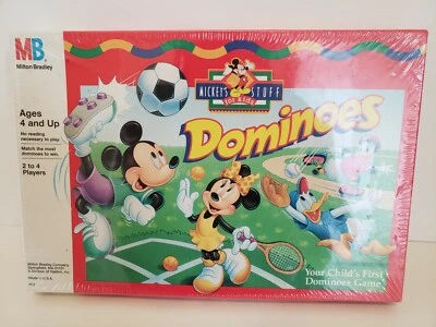 Vintage 1995 Milton Bradley Mickey's Stuff For Kids Dominoes - Image 1 of 2