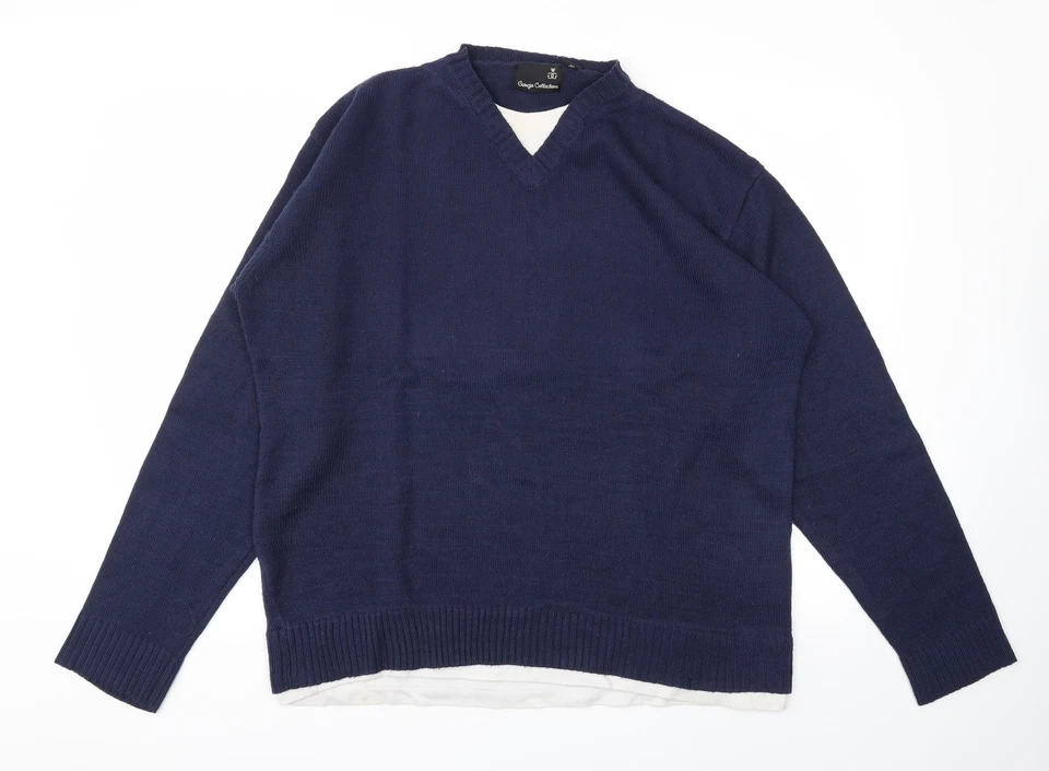 Sudadera GG para hombre azul acrílico talla XL Foto 1 de 4