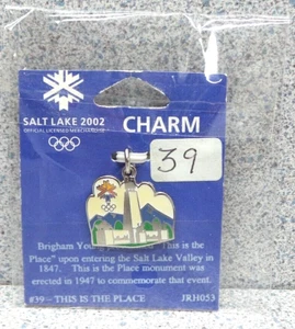 2002 Salt Lake City Winter Olympics Charm #39 THIS IS THE PLACE (2) - Picture 1 of 7