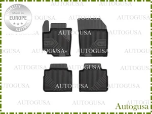 NEW LHD BLACK FLOOR MATS WATERPROOF AUTO LINERS FOR SUZUKI SX4 S-CROSS 2013-2020 - Picture 1 of 4