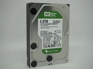 WESTERN DIGITAL WD20EARX 2TB 3.5" SATA Desktop HDD Hard Drive Tested, Wiped - Afbeelding 1 van 4