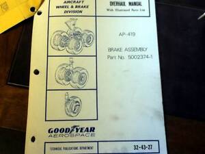 Goodyear Brakes 5002374-1 on Cessna 404 Overhaul Parts Manual