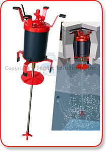ULTRA-AIR SEPTIC TANK SHAFT AERATOR with 12" Brackets