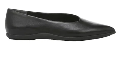 Zapatos planos asimétricos de ballet VINCE Lex punta puntiaguda para mujer talla 38,5/8,5 Foto 1 de 4