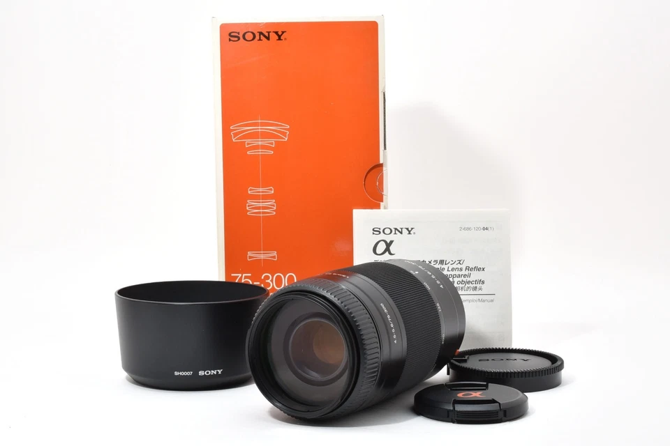 Sony 75-300mm f/4.5-5.6 SAL75300 Zoom Lens for A-Mount [Exc+++] From Japan 9357 - Image 1 of 4