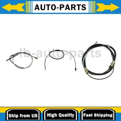 Кабель стояночного тормоза передний задний 3x для Pontiac Firebird 1979-1981 годов выпуска 5,0 л Dorman - Изображение 1 из 4