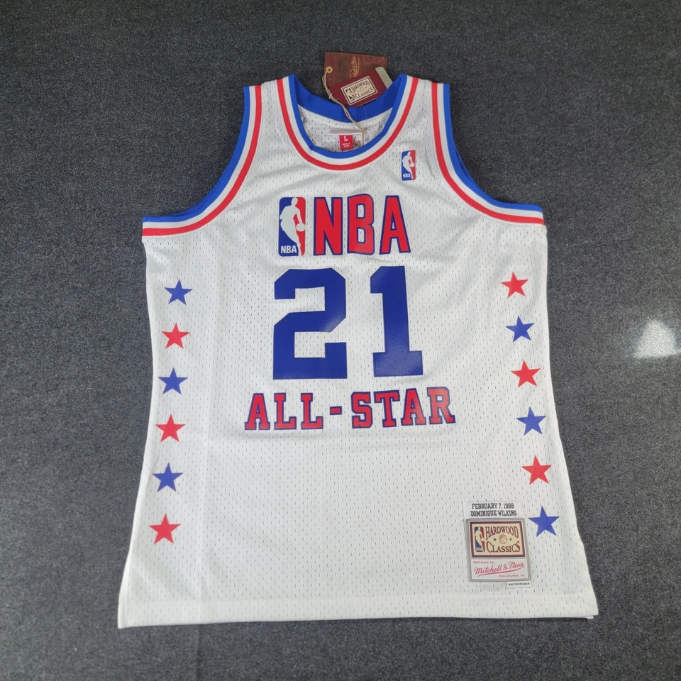 Camiseta Mitchell & Ness Dominique Wilkins 1988 NBA All Star para hombre talla grande nueva Foto 1 de 4