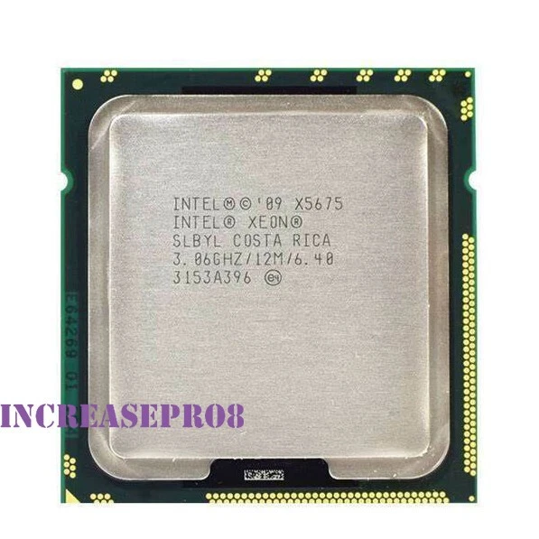 Intel Xeon X5680 X5670 X5672 X5687 X5675 X5677 X5690 CPU LGA1366 Processor - Image 1 of 1