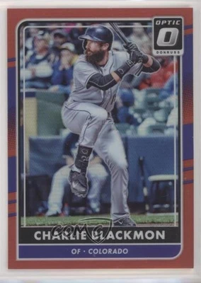 2016 Panini Donruss Optic Red /99 Charlie Blackmon #134 - Image 1 of 2