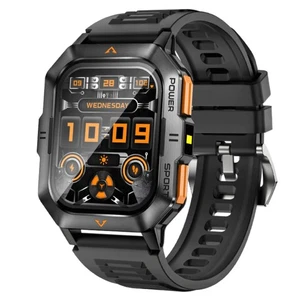2.01" HD Smart Watch (Answer/Make Call) 430mAH Rugged Military Fitness Tracker - Picture 1 of 16