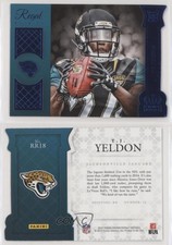 2015 Panini Crown Royale Regal Rookies Die-Cuts Blue TJ Yeldon #RR18 Rookie RC