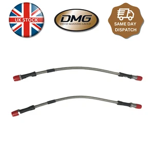 TRIUMPH HERALD, SPITFIRE, VITESSE REAR BRAKE HOSE BRAIDED STAINLESS STEEL GBH175 - Picture 1 of 1