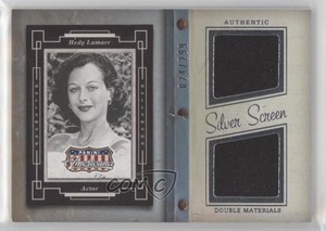 2015 Panini Americana Silver Screen Materials Double /299 Hedy Lamarr #SD-HL ig3