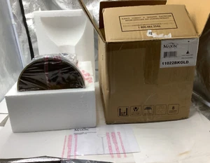 Maxim Lighting Cora 1-Light Pendant, 8.75", Black/Gold - 11022BKGLD - Picture 1 of 4