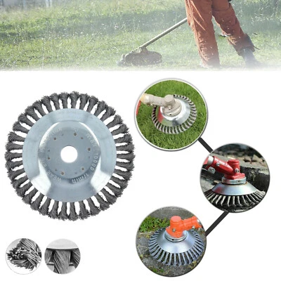 GEPCO ADVANCED TECHNOLOGY Profi Wildkraut Fugen Unkrautbürste 25,4x200mm Motorsense Freischneider Gezopft