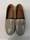 Women's comfortable flat shoes dressy sparkles beige Sheintime 10.5 