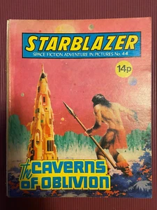 Starblazer Comic Space Fiction Adventure #44 1981 The Caverns Of Oblivion 856f - Imagen 1 de 2