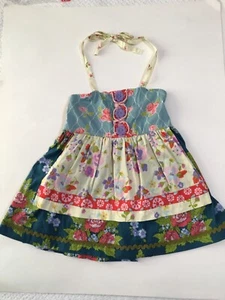 Matilda Jane Lark Lakes Ellie Halter Top Girls Sz 6 EUC - Picture 1 of 4