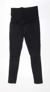 Topshop Womens Black Cotton Blend Skinny Jeans Size W32 L32 - Picture 1 of 12