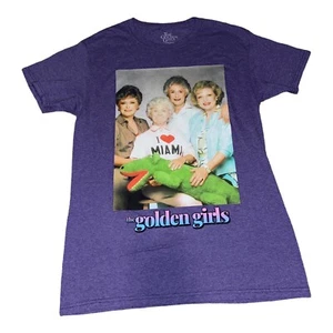The Golden Girls Purple Shirt- ABC Studios- Small- Betty White 90's Vintage Tee - Picture 1 of 10