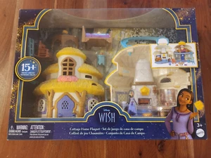 Disney Wish Cottage Home Playset with Asha Star Figure Mini Doll Brand New - Picture 1 of 2