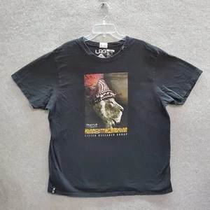 LRG Lifted Research Group Men T-Shirt 3XL Black Lion Logo Graphic Short Sleeve - Picture 1 of 6