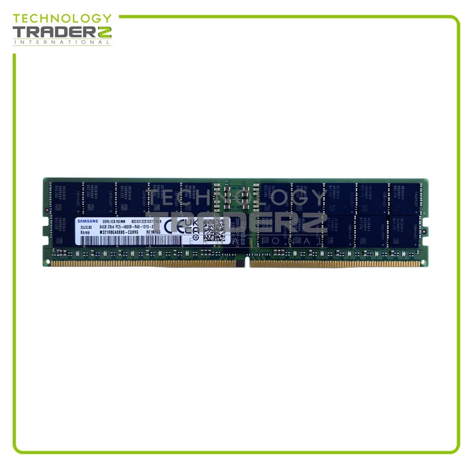 M321R8GA0BB0-CQK Samsung 64GB PC5-38400 DDR5-4800MHz ECC RDIMM 2Rx4 Memory - Image 1 of 1
