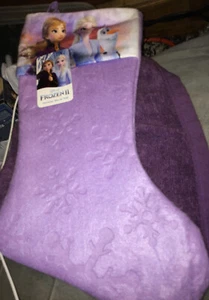 Disney FROZEN 2 Christmas Fabric Stocking - New Xmas Holiday - Imagen 1 de 4