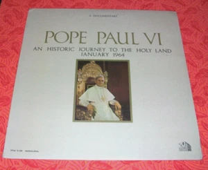 ⭐SEALED⭐ POPE PAUL VI AN HISTORIC JOURNEY TO THE HOLY LAND JANUARY 1964 LP VINYL - Picture 1 of 2