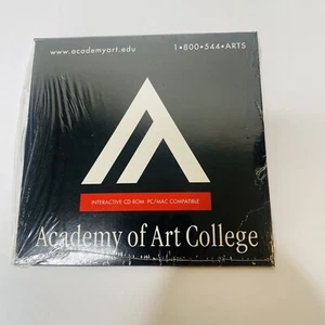 Academy Of Art Colleges Interactive Cd-rom PC Mac Compatible Vtg Software NOS - Picture 1 of 2